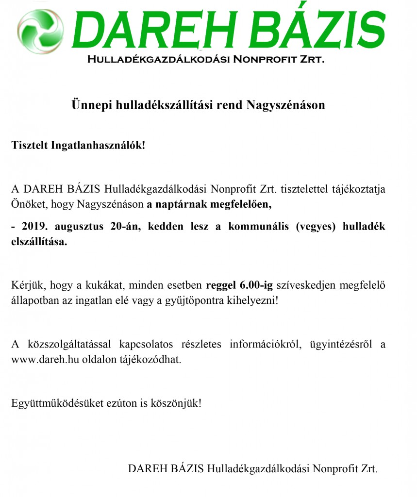 DAREH – tájékoztató