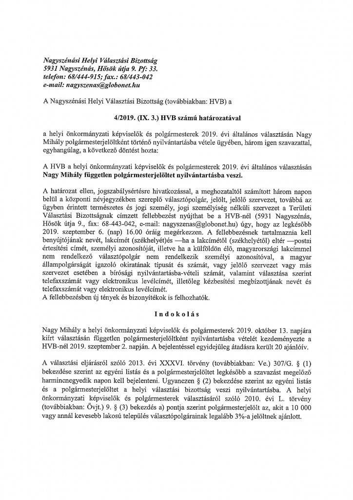 HVB határozatok-3