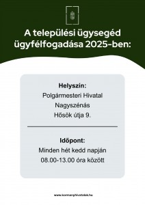 Kormányablak települési ügyfélfogadás változás