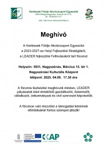 Tájékoztatás LEADER fejlesztési lehetőségekről