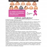 Felhívás emlőszűrésre Felhívás emlőszűrésre