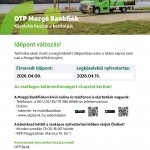 OTP Mozgó bankfiók időpontváltozás