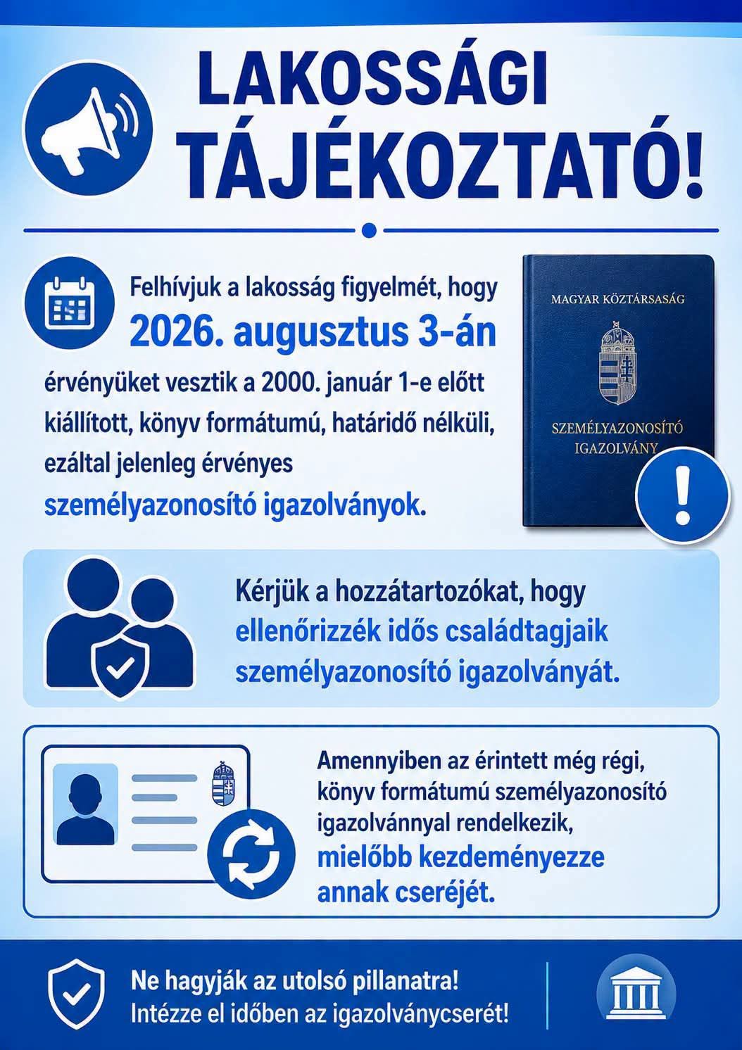Lakossági tájékoztató!