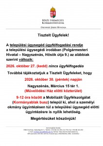 plakát_Települési Ügysegéd ügyfélfogadása_Nagyszénás_2026_október 27 helyett október 30_kiküldve_page-0001